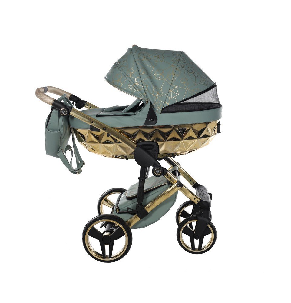 Universalus vežimėlis Junama Heart 3in1, Olive/Gold
