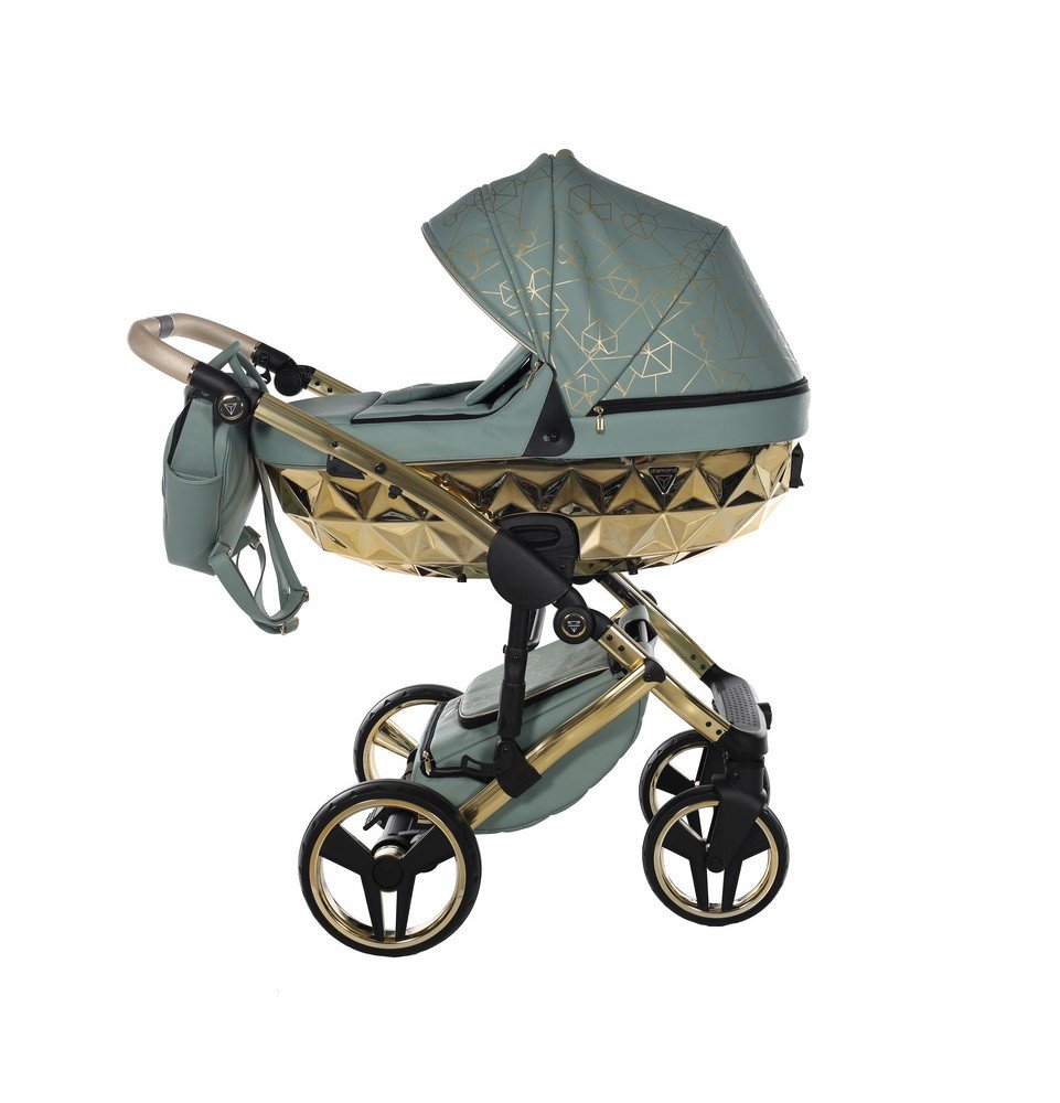 Universalus vežimėlis Junama Heart 3in1, Olive/Gold