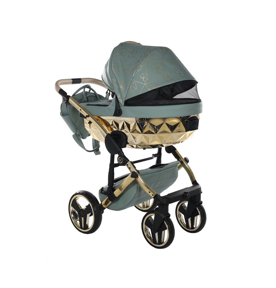 Universalus vežimėlis Junama Heart 3in1, Olive/Gold