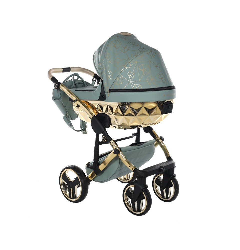 Universalus vežimėlis Junama Heart 3in1, Olive/Gold
