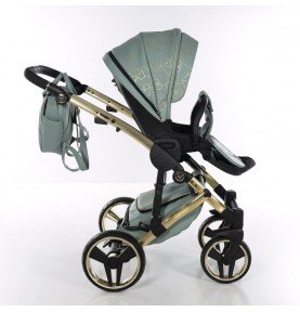 Universalus vežimėlis Junama Heart 3in1, Olive/Gold