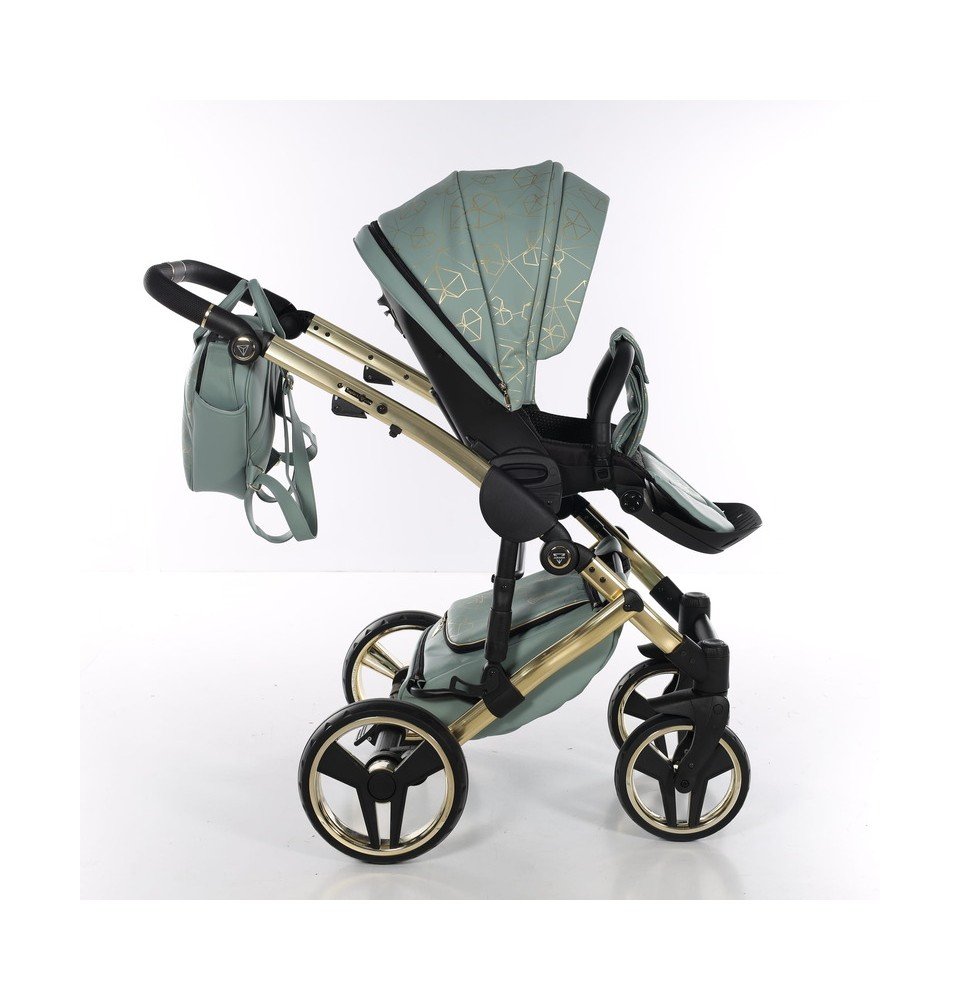 Universalus vežimėlis Junama Heart 3in1, Olive/Gold