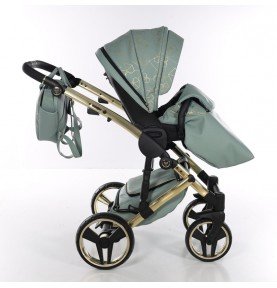 Universalus vežimėlis Junama Heart 3in1, Olive/Gold