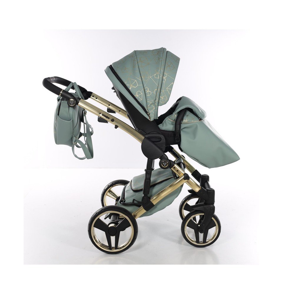Universalus vežimėlis Junama Heart 3in1, Olive/Gold