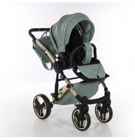 Universalus vežimėlis Junama Heart 3in1, Olive/Gold