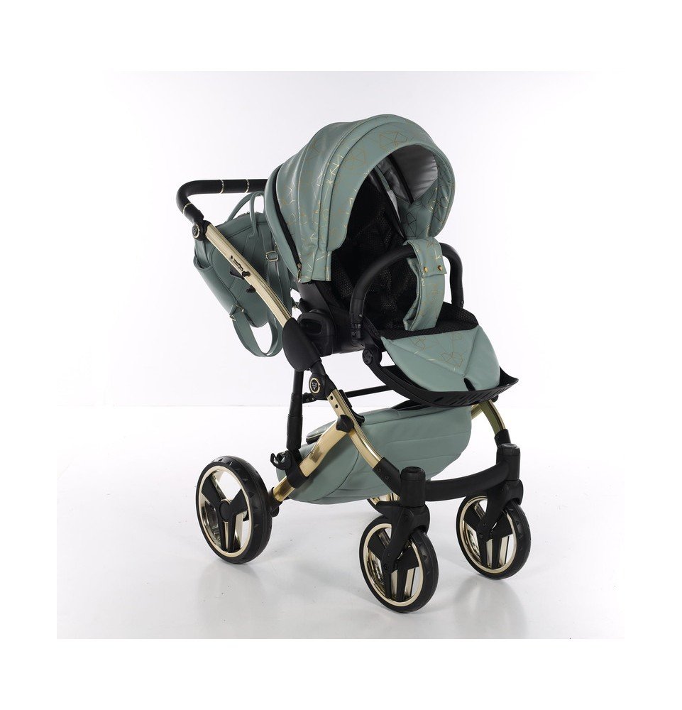 Universalus vežimėlis Junama Heart 3in1, Olive/Gold