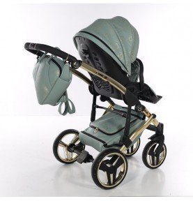 Universalus vežimėlis Junama Heart 3in1, Olive/Gold
