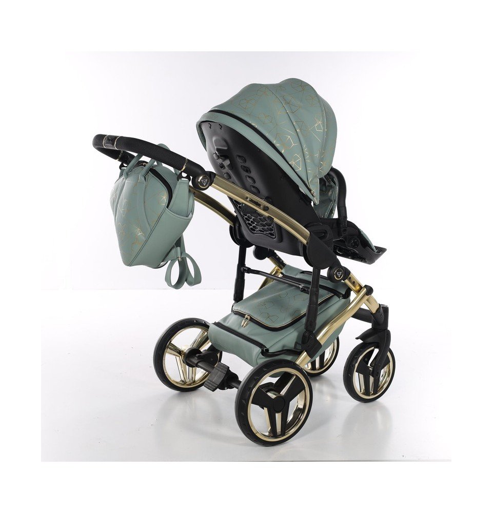 Universalus vežimėlis Junama Heart 3in1, Olive/Gold