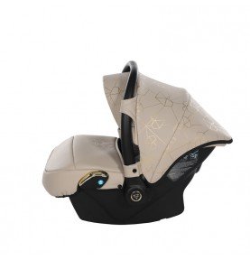 Universalus vežimėlis Junama Heart 3in1, Beige/Gold