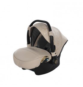 Universalus vežimėlis Junama Heart 3in1, Beige/Gold