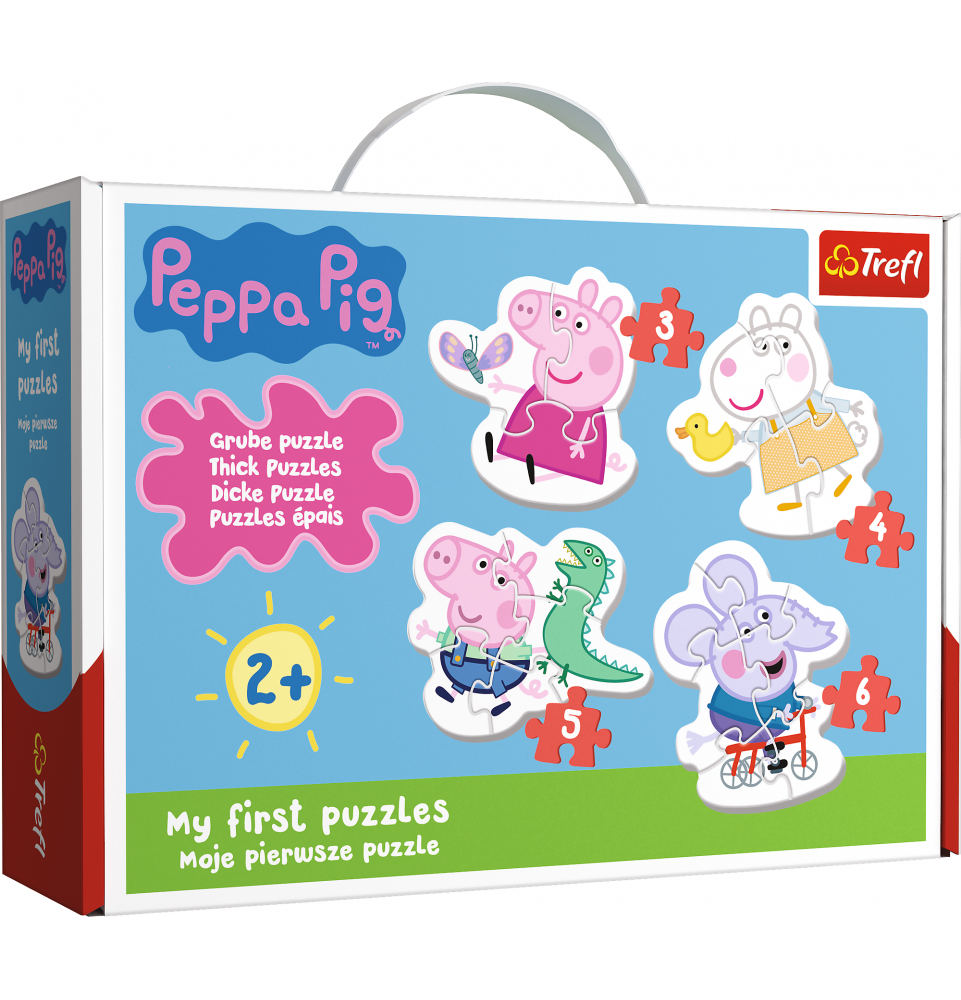 TREFL PEPPA PIG Klasikinė mažylių dėlionė „Kiaulytė Pepa"