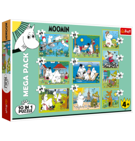 TREFL MOOMIN 10 dėlionių rinkinys „Moomin“