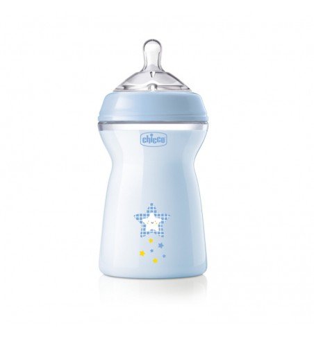 Maitinimo buteliukas Chicco Natural Feeling, 330ml, Blue