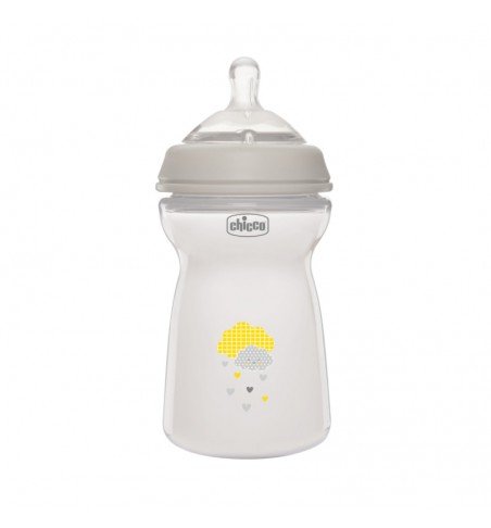Maitinimo buteliukas Chicco Natural Feeling, 330ml, Neutral