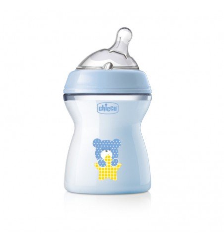 Maitinimo buteliukas Chicco Natural Feeling, 250 ml, Boy