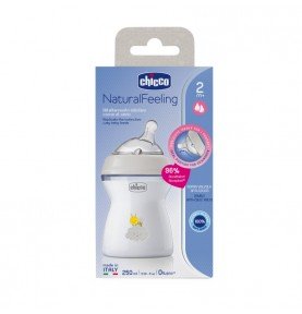Maitinimo buteliukas Chicco Natural Feeling, 250 ml, 00081323300000