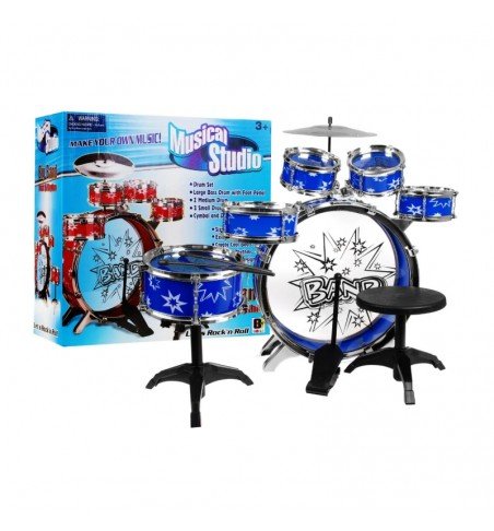 6 būgnų rinkinys Musical Studio, blue