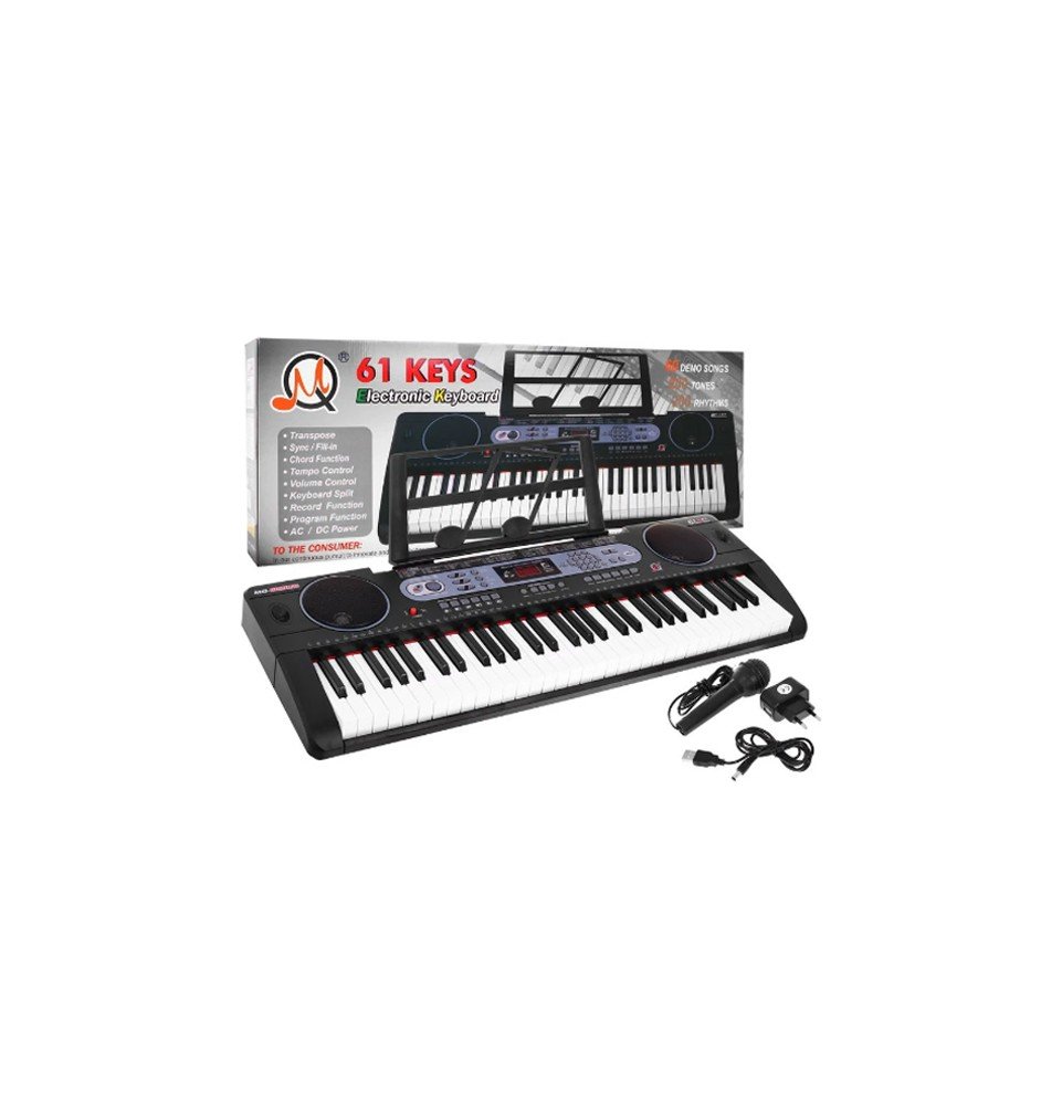 Elektroninis pianinas su mikrofonu, 602 Elektroninis pianinas su mikrofonu, 602