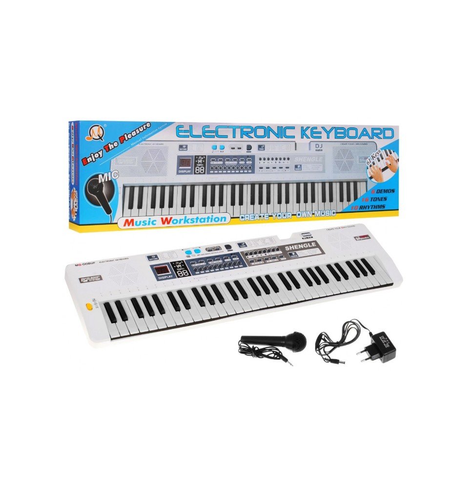 Elektroninis pianinas su mikrofonu, 008 Elektroninis pianinas su mikrofonu, 008