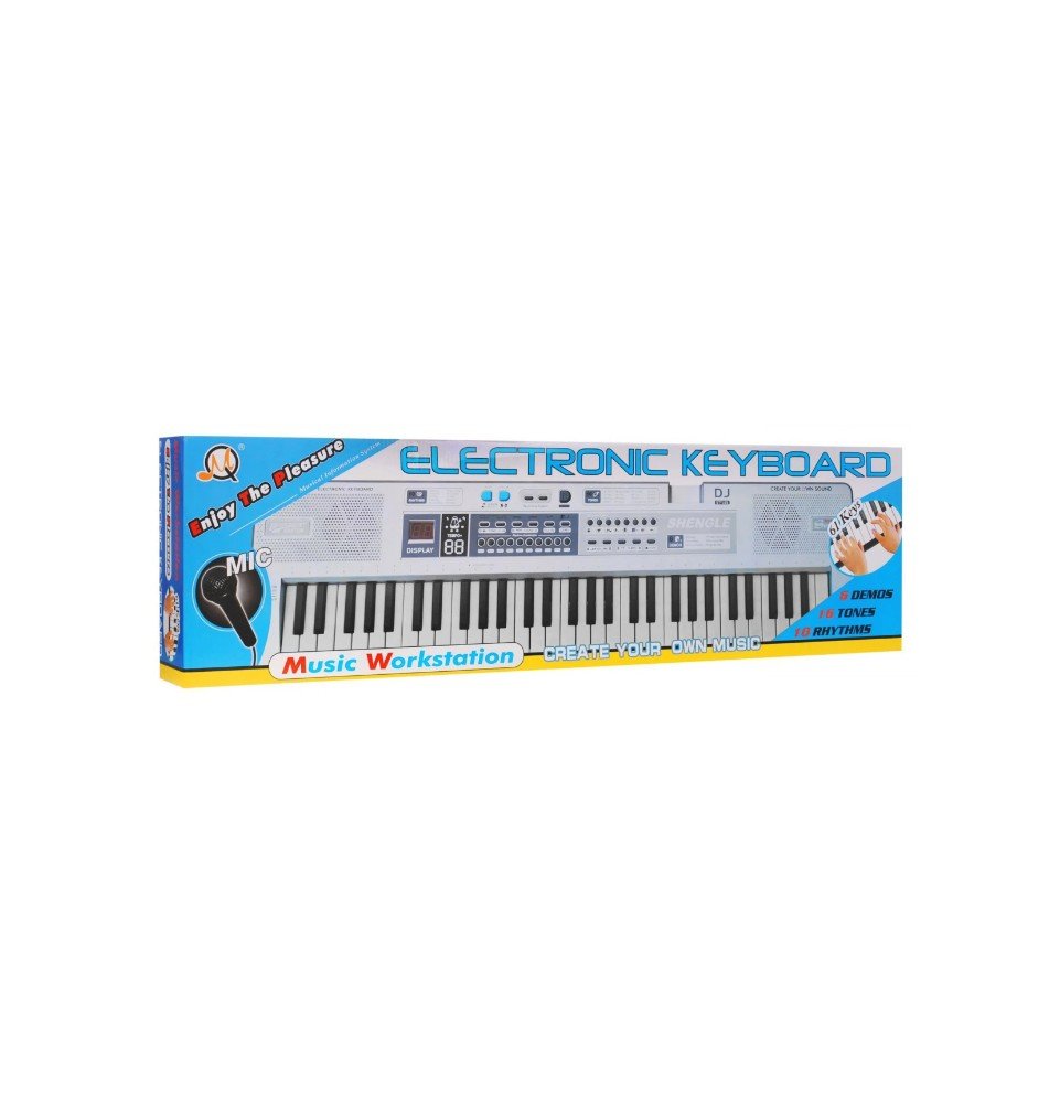 Elektroninis pianinas su mikrofonu, 008