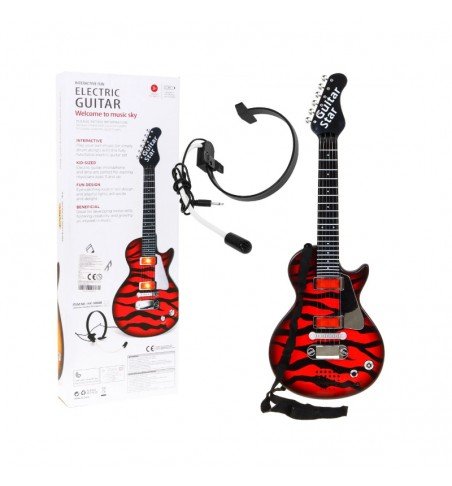 Elektrinė gitara vaikams, red