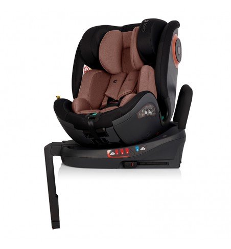 Automobilinė kėdutė Cavoe Le Mans Isofix 360, 0-36 kg Terracotta