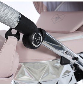 Universalus vežimėlis Junama Heart 3in1, Pink/Silver