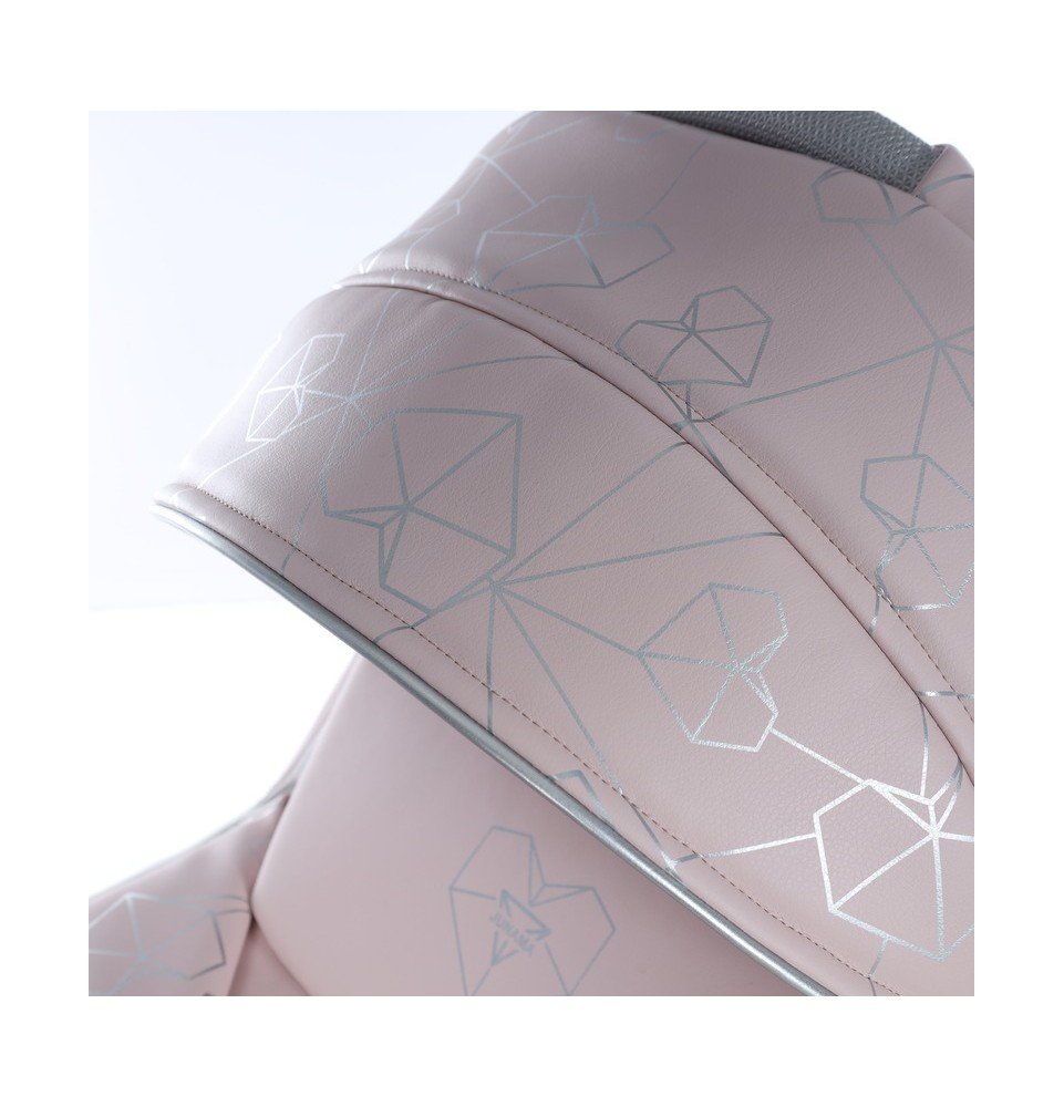 Universalus vežimėlis Junama Heart 2in1, Pink/Silver