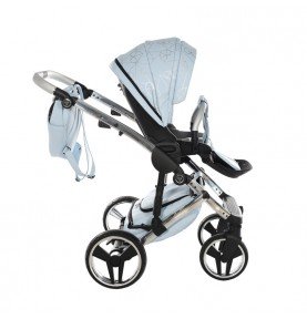 Universalus vežimėlis Junama Heart 3in1, Light blue/Silver