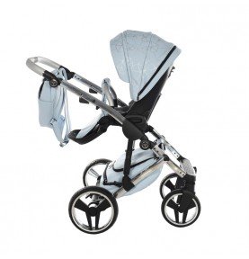 Universalus vežimėlis Junama Heart 3in1, Light blue/Silver