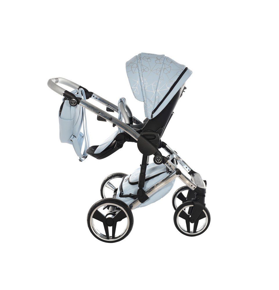 Universalus vežimėlis Junama Heart 3in1, Light blue/Silver