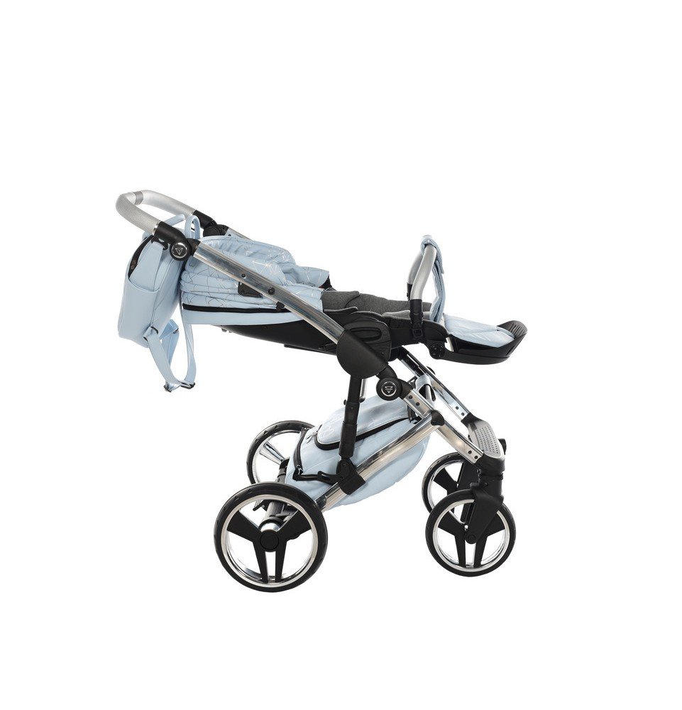 Universalus vežimėlis Junama Heart 3in1, Light blue/Silver