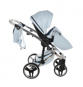 Universalus vežimėlis Junama Heart 3in1, Light blue/Silver