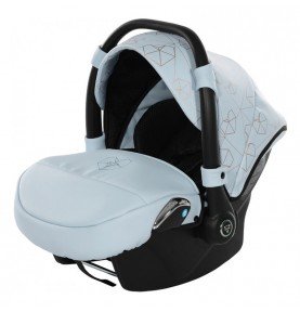 Universalus vežimėlis Junama Heart 3in1, Light blue/Silver