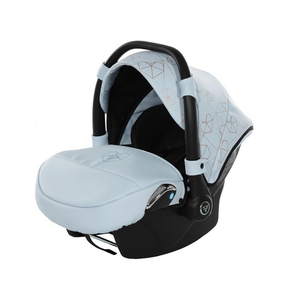 Universalus vežimėlis Junama Heart 3in1, Light blue/Silver