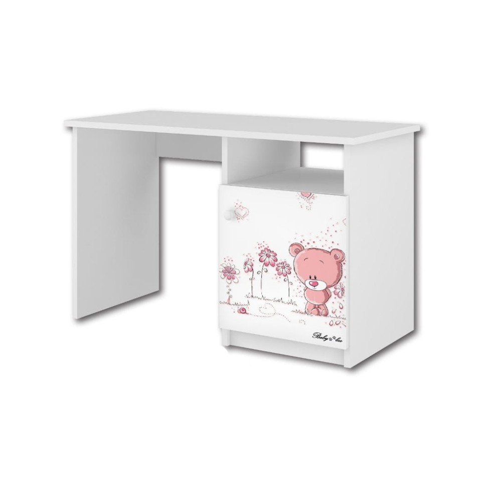 Vaikiškas rašomasis stalas Pink Bear Vaikiškas rašomasis stalas Pink Bear