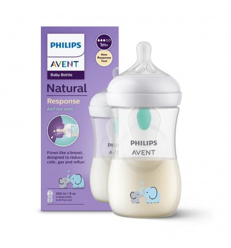 Buteliukas Philips Avent Natural Response Air Free SCY673/81, 260ml