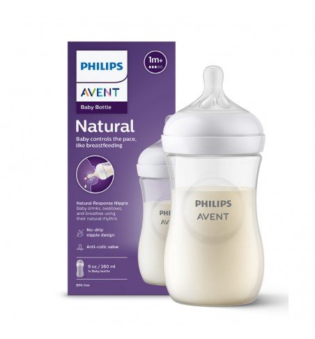 Buteliukas Philips Avent Natural Response SCY903/01, 260ml