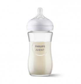 Stiklinis buteliukas Philips Avent Natural Response SCY933/01, 240ml