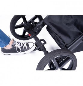 Universalus vežimėlis Coletto Fado FX 3in1, juodos spalvos važiuoklė FX-05