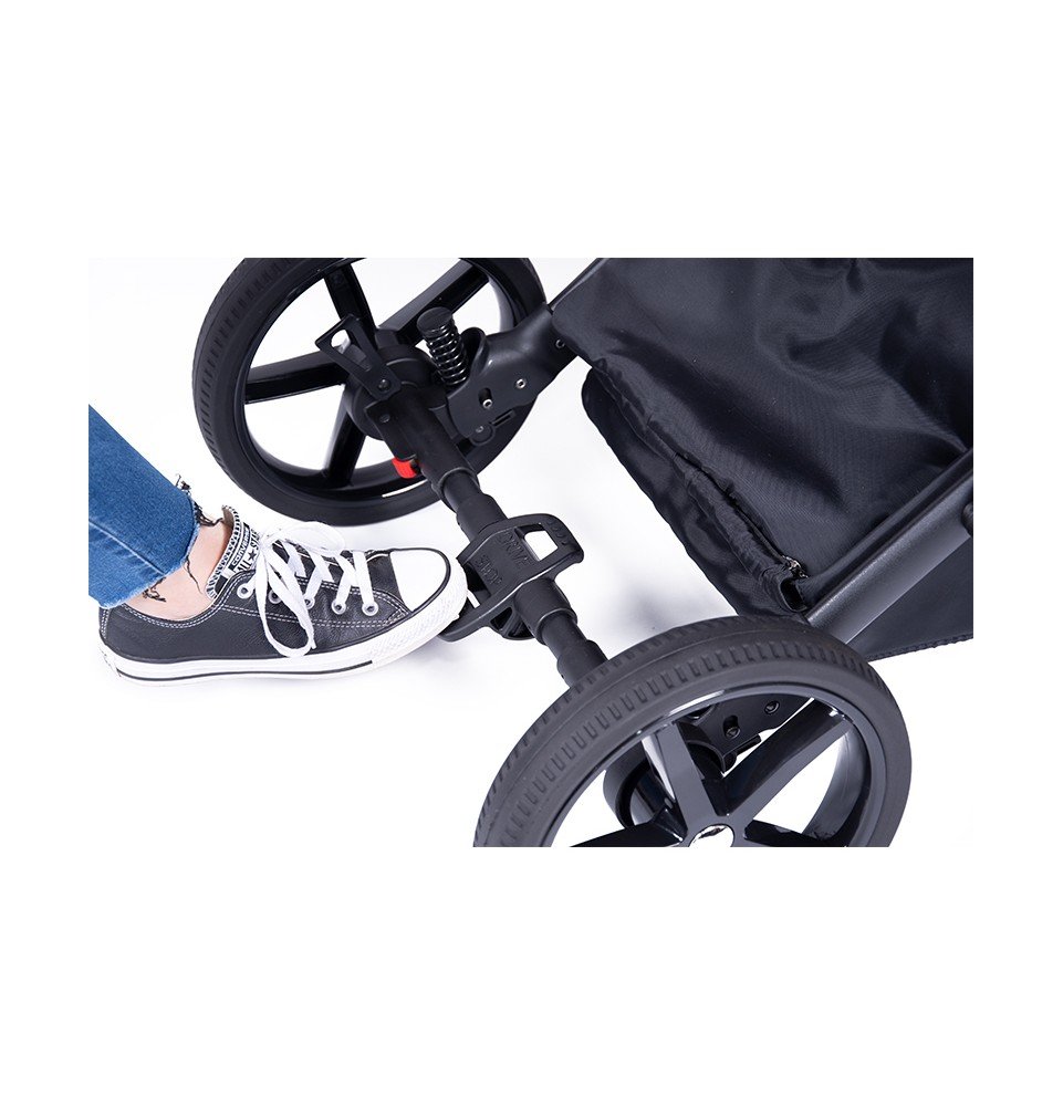 Universalus vežimėlis Coletto Fado FX 3in1, juodos spalvos važiuoklė FX-05
