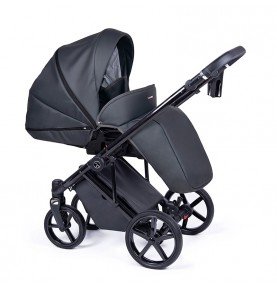 Universalus vežimėlis Coletto Fado Eco 2in1, juodos spalvos važiuoklė ECO-07
