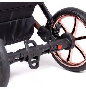 Universalus vežimėlis Coletto Dante 3in1, juodos spalvos važiuoklė D-12