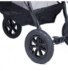 Sportinis vežimėlis su pripučiamais ratukais Coletto Nevia VT Dark Grey