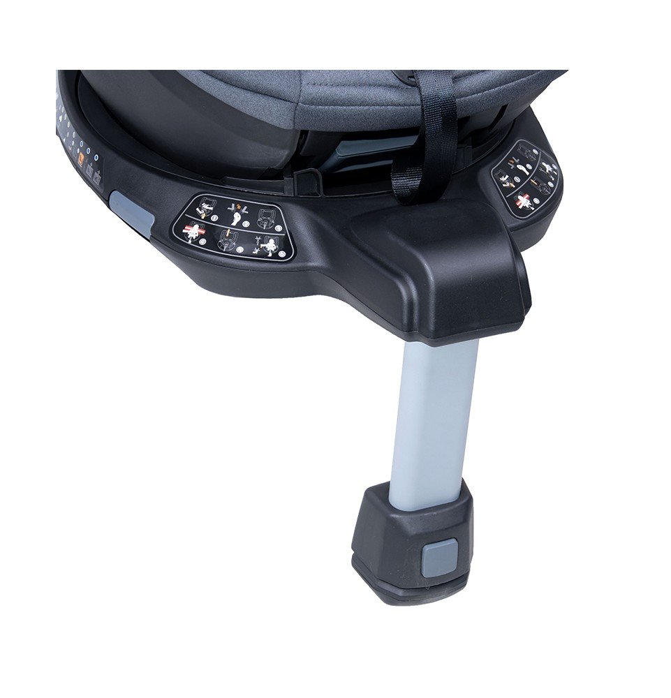 Automobilinė kėdutė Coletto Sintra S2 Graphite 40-105 cm (0-18kg)