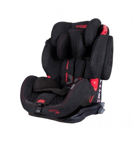 Automobilinė kėdutė Coletto Sportivo Isofix Black (9-36 kg)