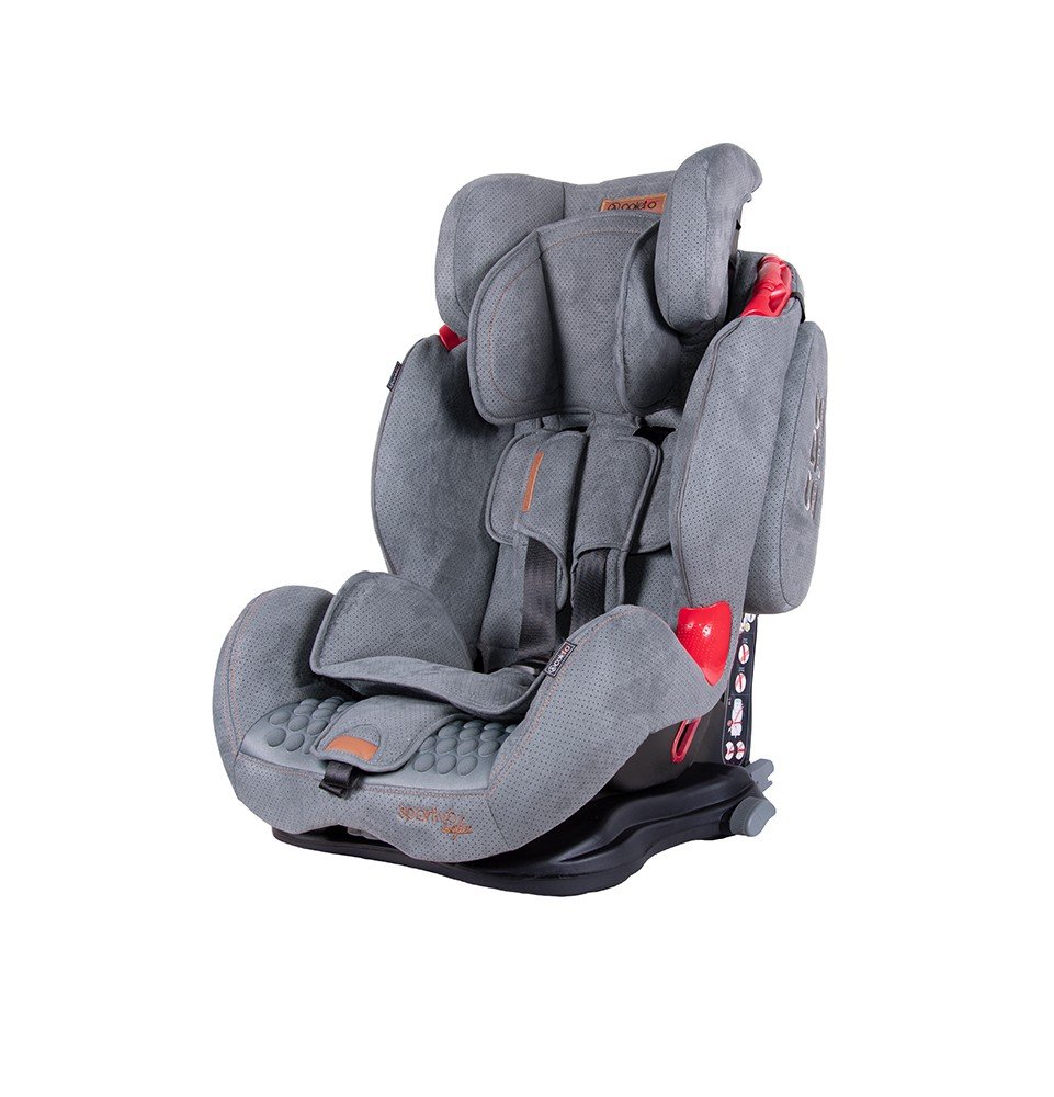 Automobilinė kėdutė Coletto Sportivo Isofix Grey (9-36 kg)