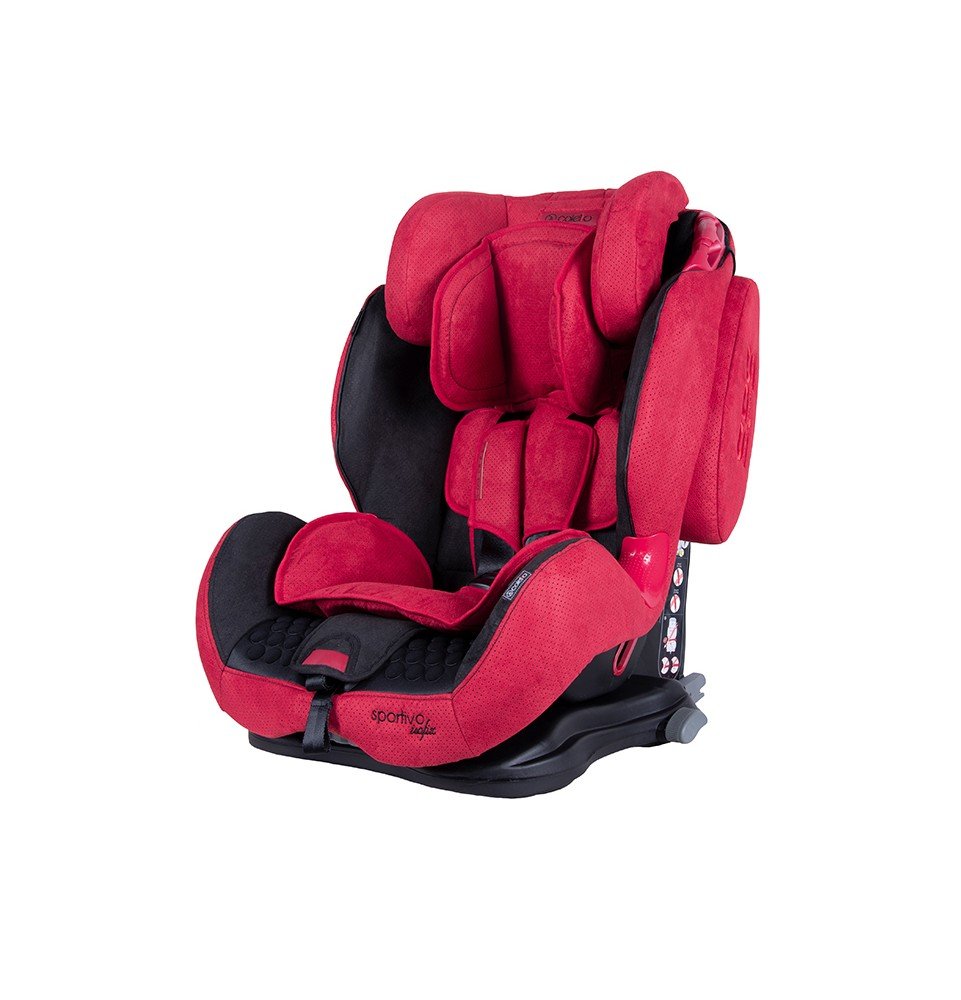 Automobilinė kėdutė Coletto Sportivo Isofix Red (9-36 kg)