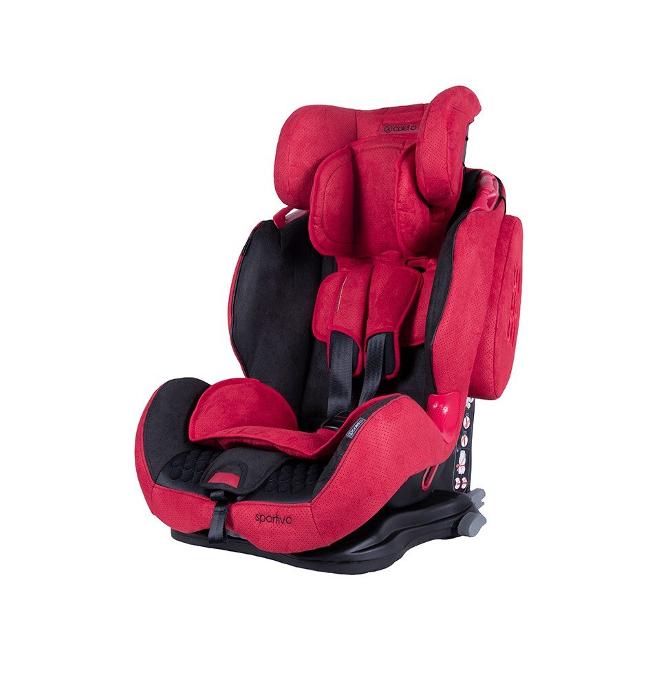Automobilinė kėdutė Coletto Sportivo Isofix Red (9-36 kg)