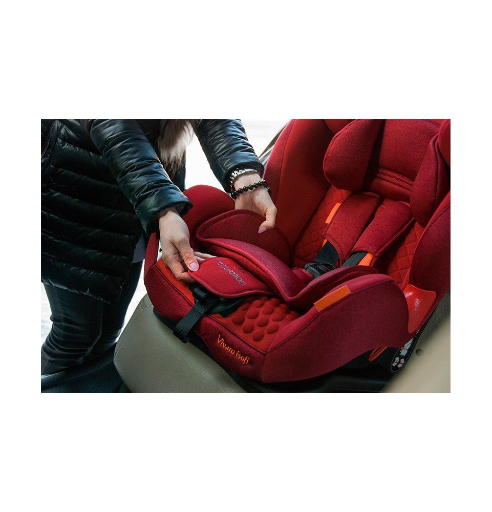 Automobilinė kėdutė Coletto Vivaro Isofix Red (9-36 kg)